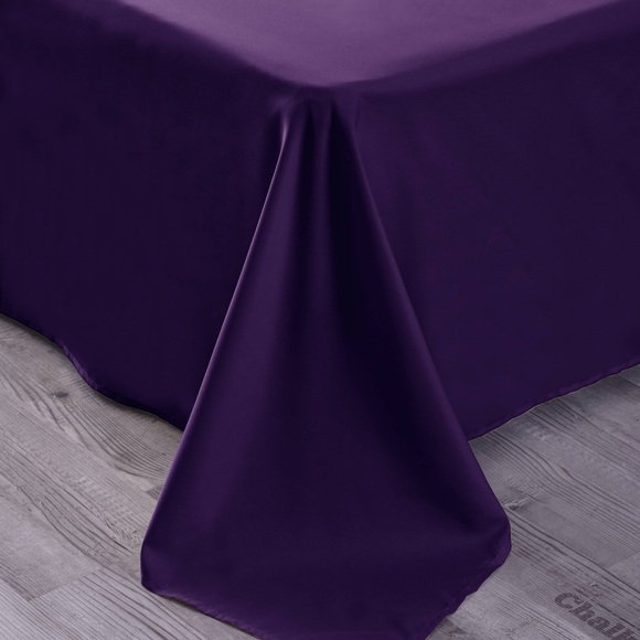 6 PCS Ultra Soft Cool Bamboo Sheet Set - King- Purple - Picture 10 of 12